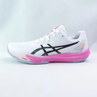 【asics 亞瑟士】SKY ELITE FF 3 男女 排羽球鞋(1053A081100 白x火龍果)