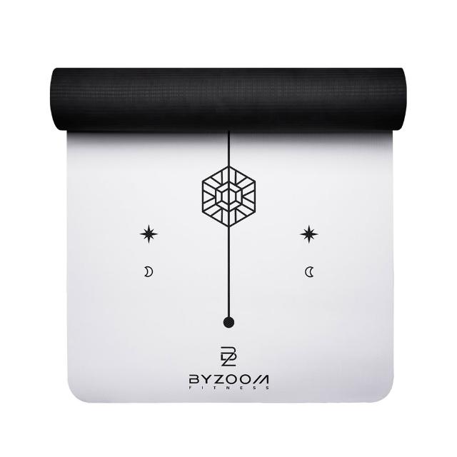 【BYZOOM FITNESS】TPE 健身墊 8mm 白