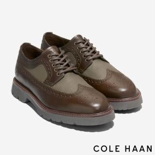 【Cole Haan】AMERICAN CLASSICS LONGWING 正裝牛津鞋 男款寬楦 鞍棕色(C38275)