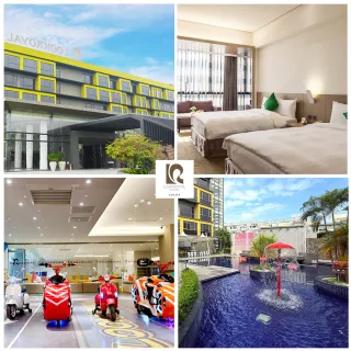 嘉義樂億皇家酒店｜4/25限搶!平日入住四人家庭房含早★壽星可升等親子房(贈電動車券*2、萌寵村門票*2)
