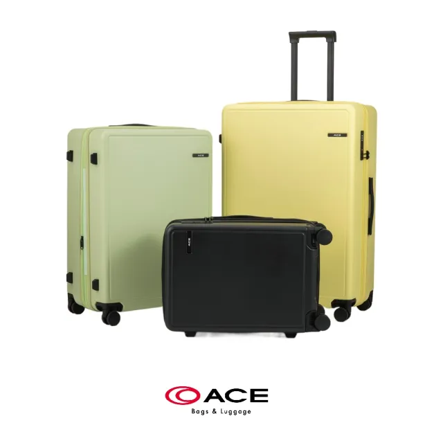 【ACE BAGS＆LUGGAGE】21吋 Beber ACE青春入門款對開可擴充登機箱(多色可選 09131)