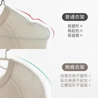 【hoi! 好好生活】抗UV無痕衣架60入-防滑款