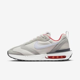 【NIKE 耐吉】Air Max Dawn 男 休閒鞋 運動 復古 氣墊 緩震 麂皮 穿搭 米灰 橘紅(DQ3991-003)