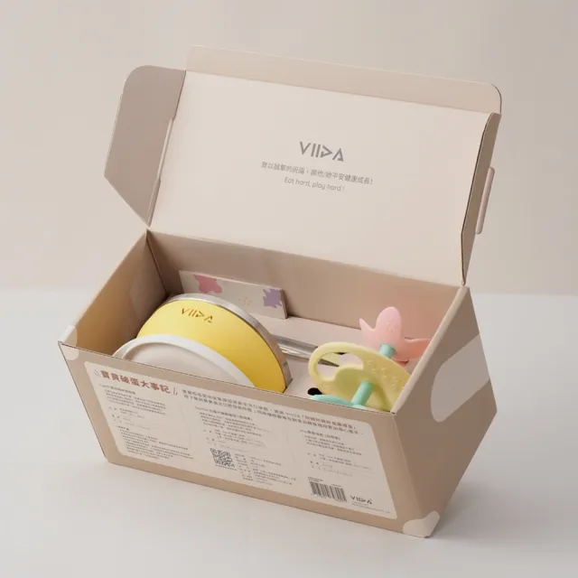 【VIIDA】阿姆阿姆好食趣禮盒組(寶寶餐具/固齒器/彌月/生日/新生兒/送禮/禮物/交換禮物)
