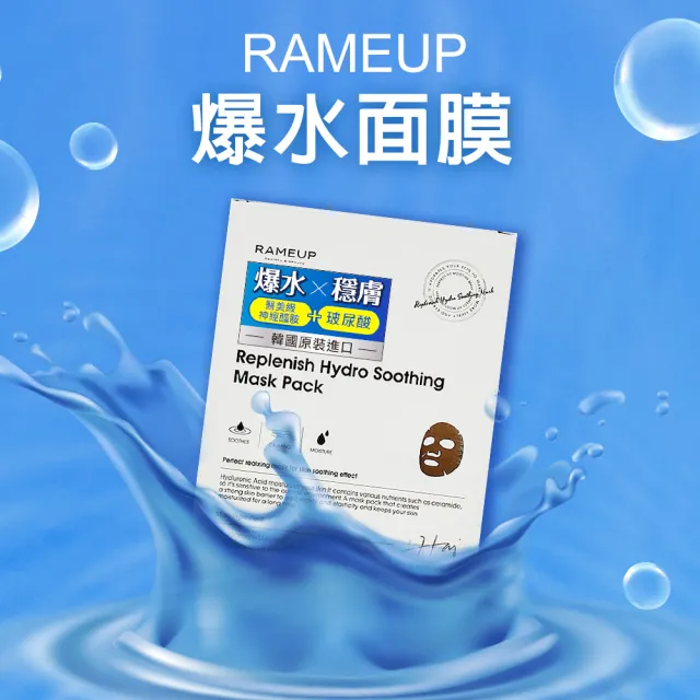 【韓國美膚】韓國RAMEUP醫美神經醯胺超補水面膜6片/盒