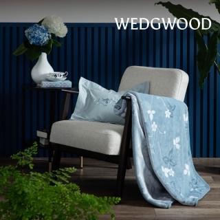【WEDGWOOD】超細纖維雙層雙面印花厚毛毯(百貨款｜雙人毯任選)