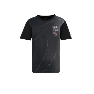 【FILA】男短袖圓領T恤-黑色 1TEA-1303-BK