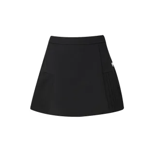 【FILA】女平織短裙-黑色 5SKA-1008-BK