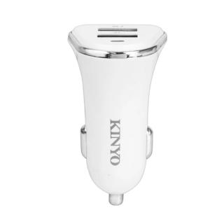 【KINYO】2USB 2.4A CU-50 DC12-24V USB車用充電器