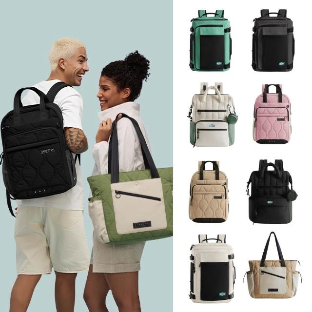 【BAGSMART】38L旅人擴充後背包(防盜 登機 登山包 大容量 防潑水)
