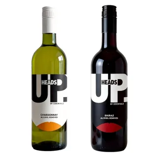 【HEADS UP】EDENVALE伊威 無酒精紅酒/白酒 750mlx3瓶 口味任選 (零酒精的養生葡萄飲) 附提袋/年節送禮