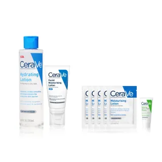 【CeraVe 適樂膚】敏感肌神器★Cerave 全效極潤修護精華水+全效超級修護乳 52ml_A(安敏補水)