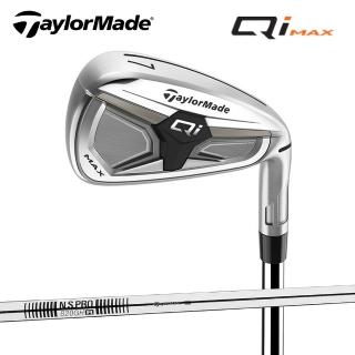 【TaylorMade】2026 Qi Max 鐵桿組 NSPRO 鐵桿身5-PAS 8支(輕鬆揮桿 距離及穩定兼具)