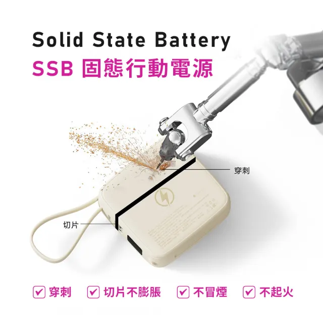 【PROTON 普騰】普騰 固態8in1小方磚行動電源10000mah