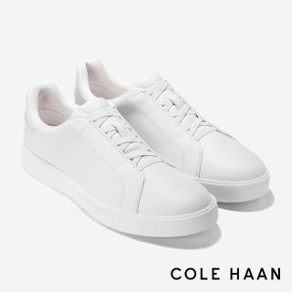 【Cole Haan】GRANDPRO LUXE SLIP-ON SNEAKERS 休閒鞋 男款寬楦 純白色(C41964)