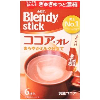 【AGF】Blendy Stick可可亞粉(9.9g x6入/盒)