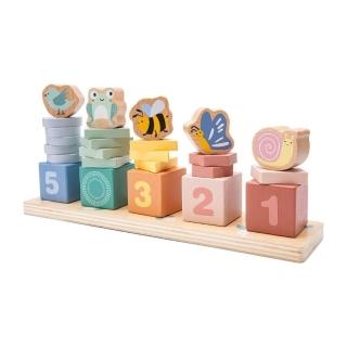 【New Classic Toys】荷蘭woet 寶寶動物數字堆疊玩具 10508