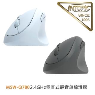 【INTOPIC】2.4GHz垂直式靜音無線滑鼠(MSW-Q780)