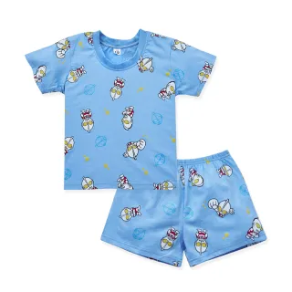 【ONEDER 旺達】超人力霸王 純棉短袖套裝 短袖睡衣 短袖家居套裝(兒童睡衣/100%棉質/正版授權)