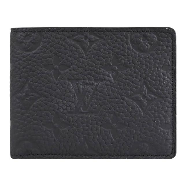 【Louis Vuitton 路易威登】LV M82072 Multiple 品牌LOGO牛皮壓紋雙層對折短夾(現貨)
