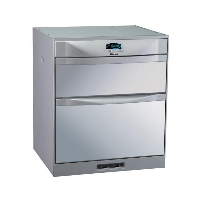 【林內】落地式雙門抽屜臭氧殺菌烘碗機60公分(RKD-6053基本安裝)