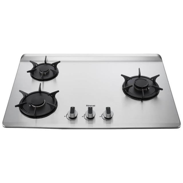 【林內】檯面式彩焱不銹鋼三口爐RB-L3700SR(原廠安裝)