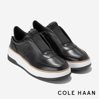 【Cole Haan】GRANDPRO MAXFIELD SLIP ON SNEAKERS 休閒鞋 女款寬楦 黑色(W33366)