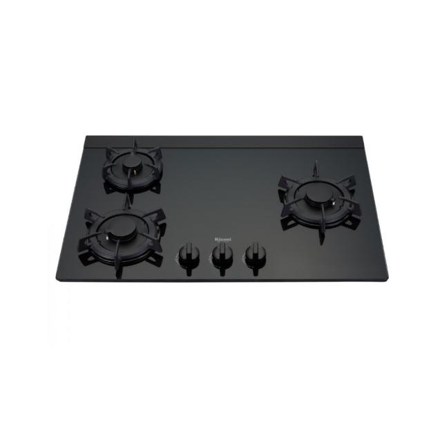 【林內】檯面式彩焱玻璃三口爐RB-L3710GBL(基本安裝)