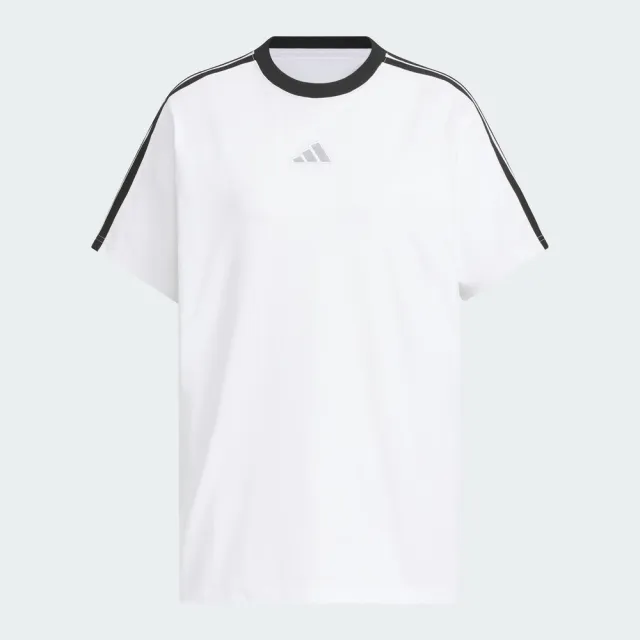 【adidas 愛迪達】S Bf Tee 女 T恤 運動上衣 休閒短袖 白 黑 亞版(KB7759)