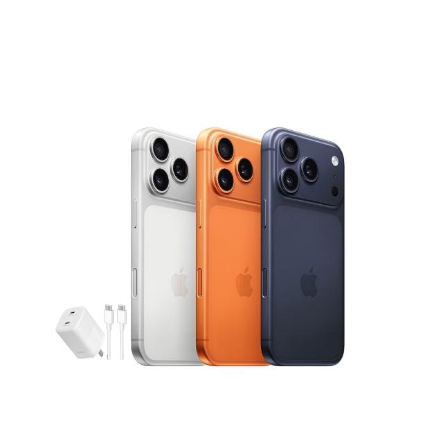 【Apple】iPhone 17 Pro Max(1TB/6.9吋)(45W雙孔閃充組)