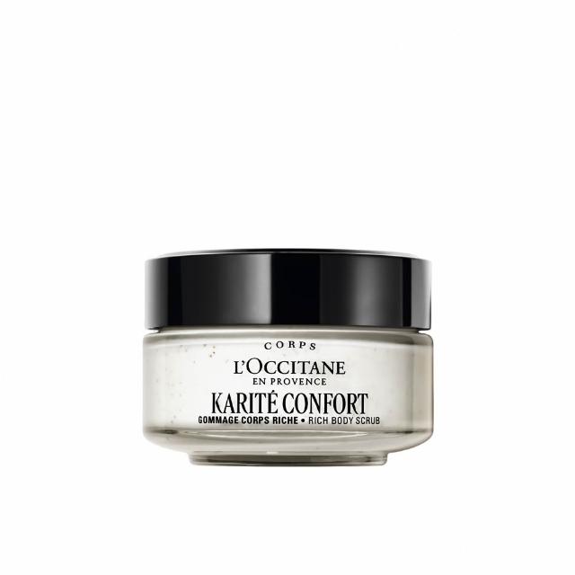 【L’Occitane歐舒丹】官方直營 乳油木保濕去角質美體霜200ml(身體保養)