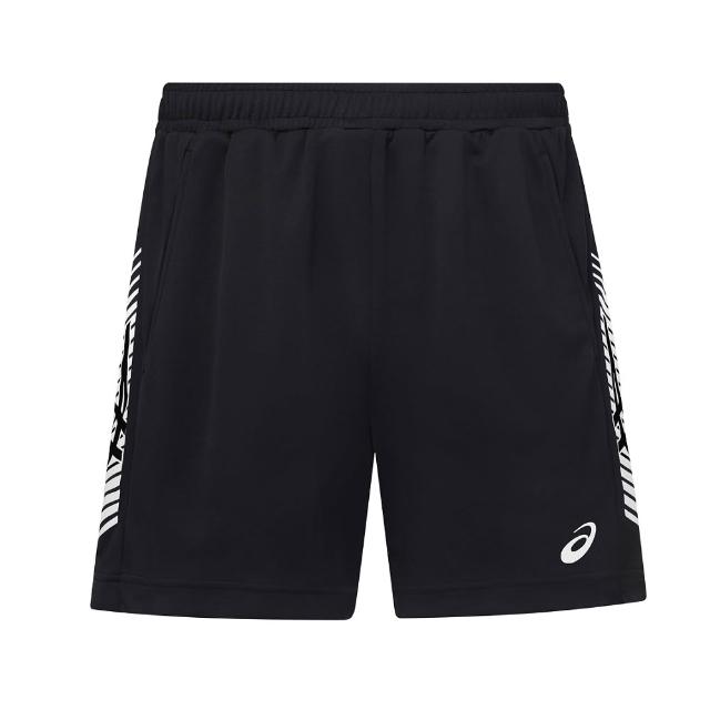 【asics 亞瑟士】短版球褲 男女中性款 亞洲版 排球下著 K32045-003