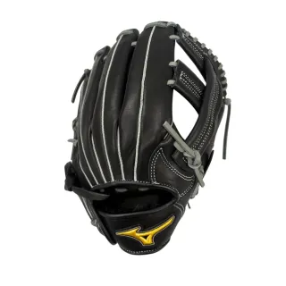 【MIZUNO 美津濃】少年用棒球手套內野十字檔11.5吋黑(1ATGY26010 09)