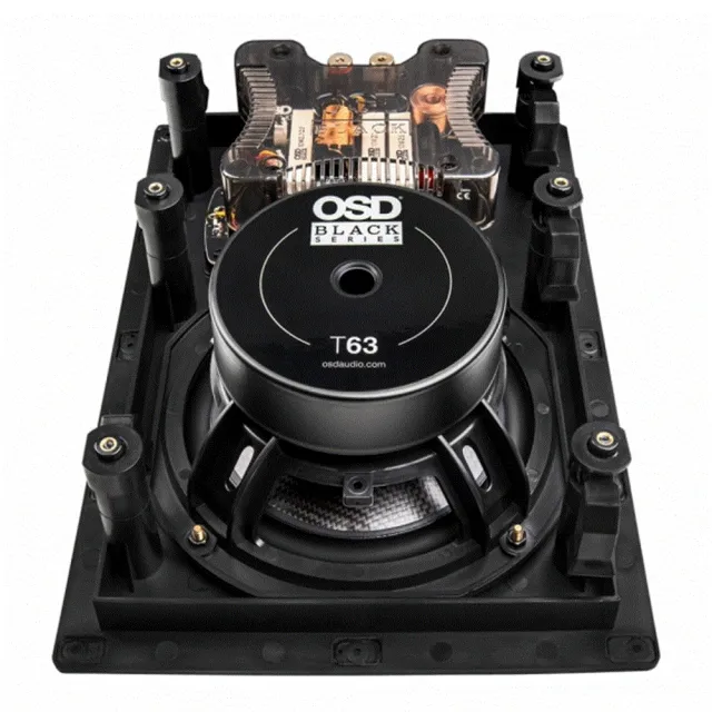 美國OSD AUDIO T63無邊框崁頂/入牆長方形6.5吋雙音路喇叭(一對)