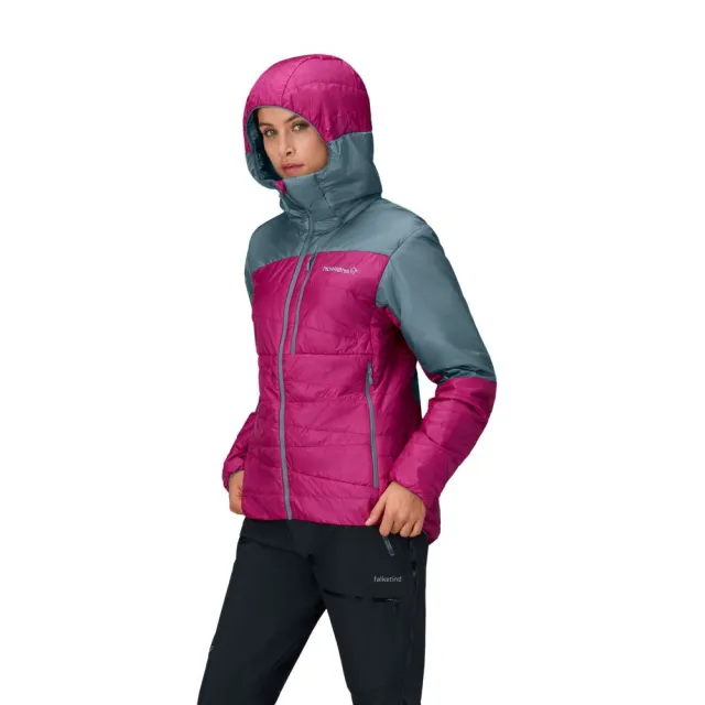 【NORRONA】falketind thermo40 連帽外套 女款 紫紅色