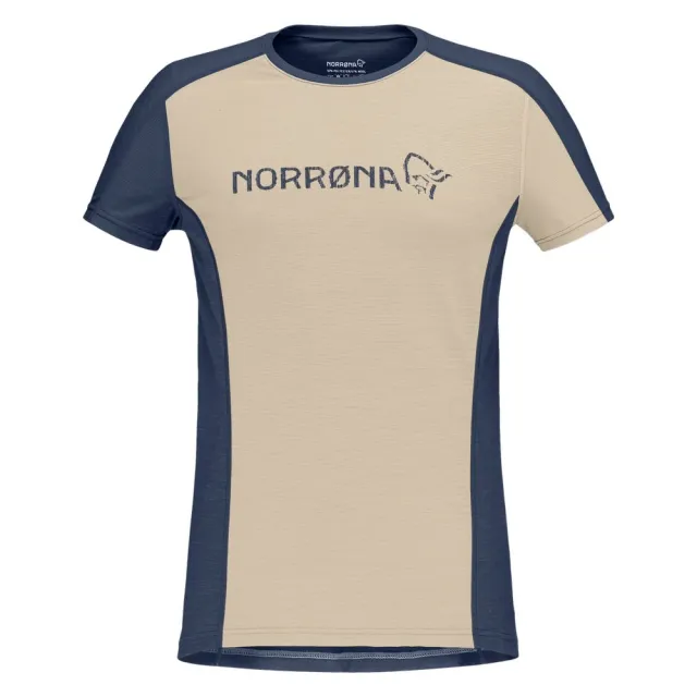 【NORRONA】falketind equaliser merino 羊毛短袖圓領上衣 女款 羊絨灰