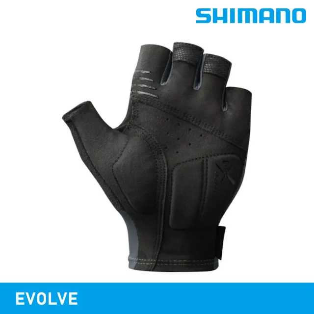 【SHIMANO】EVOLVE 自行車手套 炭灰(露指手套 城市綠洲)