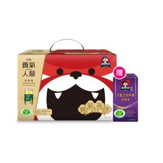 即期品【QUAKER 桂格】養氣福虎保平安x人參滋補液禮盒60mlx19入x1盒(送 活靈芝60mlx1入/過年送禮)
