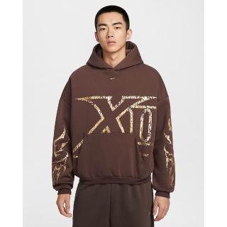 【NIKE 耐吉】連帽上衣 男 AS JA M NK TF SI PO HD 運動 休閒 保暖 帽T 巧克力棕 (IF1555216)