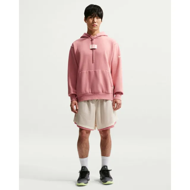 【NIKE 耐吉】連帽上衣 女 AS U NK SABRINA HOODIE 運動 休閒 莎賓娜 寬鬆 刷毛 帽T 粉 (FJ4450618)