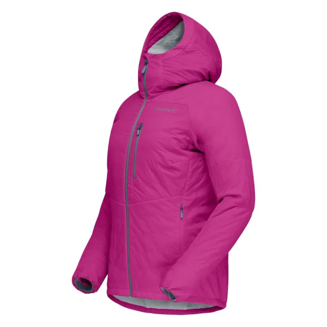 【NORRONA】lyngen Alpha100 連帽外套 女款 紫紅色