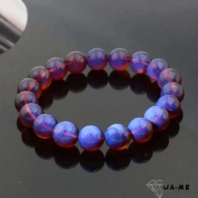 【JA-ME】天然琥珀 緬甸老種紫羅蘭珀手串