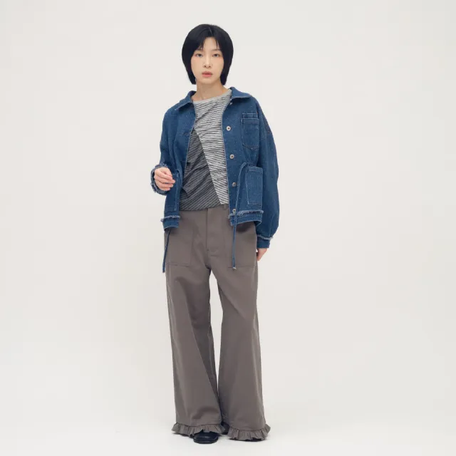 【plain-me】SAAKO 女生外套 女外套 丹寧外套 牛仔外套 星點拼接_SAA1129-261