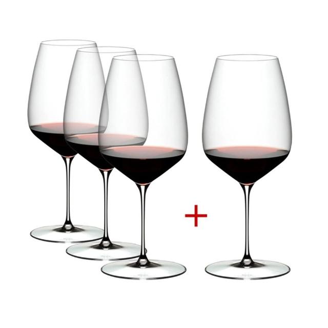 【Riedel】任選-Veloce/Veritas/Performance 買3送1超值組(居禮名店獨家代理 紅酒杯 白酒杯 香檳杯)