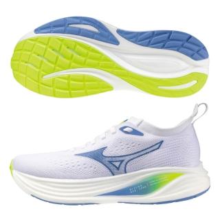 【MIZUNO 美津濃】Neo Zen 2 女 慢跑鞋 跑鞋 路跑 厚底 日訓鞋 白 藍(J1GD268621)