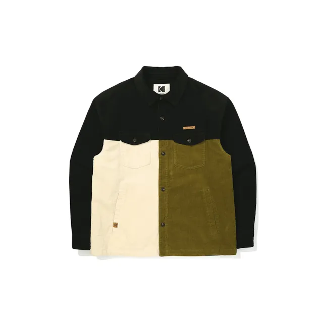 【Kodak Apparel】BROWNIE 布朗尼撞色燈芯絨襯衫外套 兩色任選(K5423LPJ92)