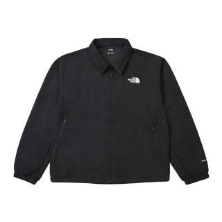 【The North Face】TNF 休閒 運動 DWR防潑水防風外套 M TNF EASY WIND JACKET - AP 男 黑 (NF0A8HQEJK3)