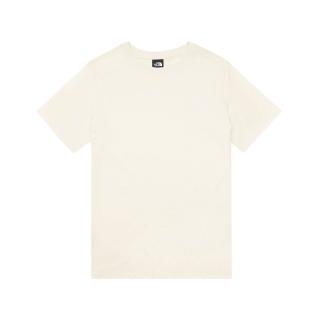 【The North Face】TNF 休閒 短袖上衣 W TNF ESSENTIAL FOUNDATION REGULAR SS TE 女 米白 (NF0A8GWFQLI)