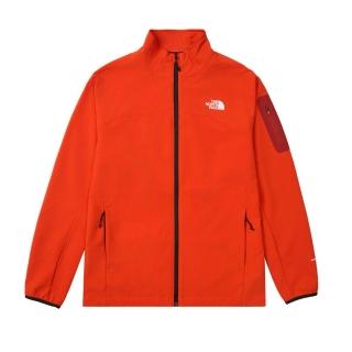 【The North Face】TNF 休閒 運動 DWR防潑水立領外套 M TEK APPROACH JACKET - AP 男 橘 (NF0A8DG2G6L)