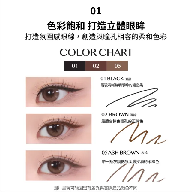 【CLIO 珂莉奧】官方直營 超流線持久抗暈眼線膠筆0.14g(任選)